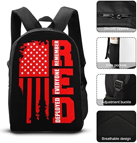 R. E. D Hatırlıyorum Herkes Konuşlandırılmış Kırmızı Cuma 4 okul sırt çantası Setleri Öğrenci için Sevimli Baskılı