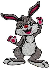 Sevimli Tavşan Yama, Tavşan Yama, Karikatür Yama, Çocuk Yama İşlemeli Demir on Giysi için Yama Rozeti dikmek vb.