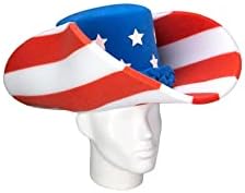 Köpük Parti Şapkaları ABD Dev Kovboy Şapkası