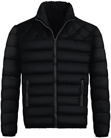 Yokwı kışlık ceketler Erkekler için, erkek Paketlenebilir Hafif balon ceket Kapşonlu Rüzgar Geçirmez Kış Ceket Kar