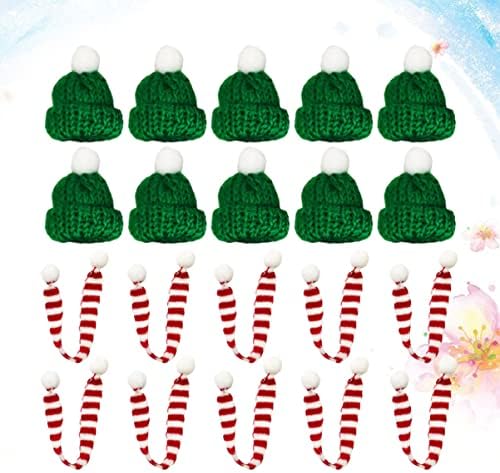 ABOOFAN 60 adet tutucu Benzersiz masa yeşil Fincan Noel şişeleri Cm: Zanaat oyuncak tutucular olarak Mini süsler