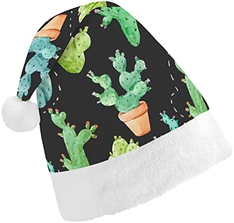 Suluboya kaktüs Noel şapka toplu yetişkin şapka Noel şapka tatil Noel parti malzemeleri için