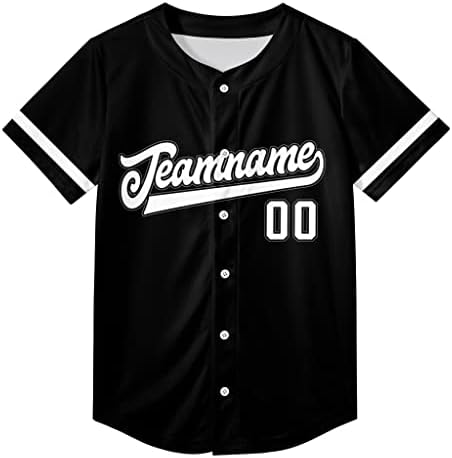 Özel Beyzbol Forması Kişiselleştirilmiş Gömlek Spor Fan Hediyeler Özelleştirilmiş Adı Numarası Üniforma Erkekler