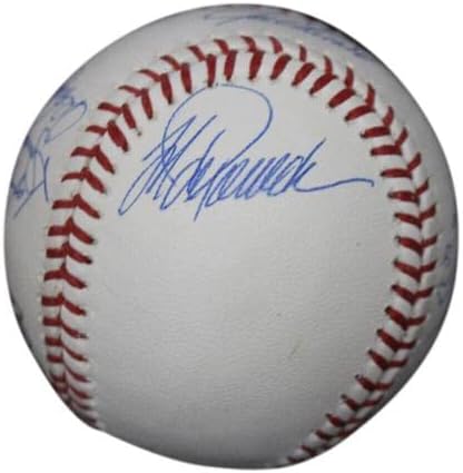 2009 New York Yankees Takımı İmzaladı Dünya Serisi Beyzbol 9 Sigs Steiner 33949-İmzalı Beyzbol Topları