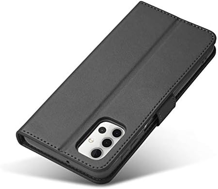 Galaxy A32 5G Kılıf için Kowaurı [Galaxy A32 4G ile Uyumlu DEĞİL],Premium PU Deri Flip Folio cüzdan Kılıf Kart Yuvası