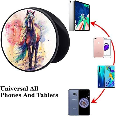 4 Paket Katlanabilir Genişleyen Cep Telefonu Parmak Standı Tutucu Tüm Akıllı Telefonlar ve Tabletler ile Uyumlu Suluboya