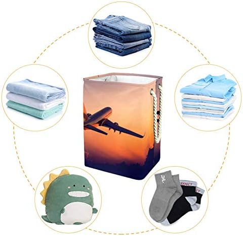 DJROW Dekoratif çamaşır sepeti Uçak Katlanabilir Depolama kollu sepet Sepetleri Oyuncak Giyim Organizasyonu