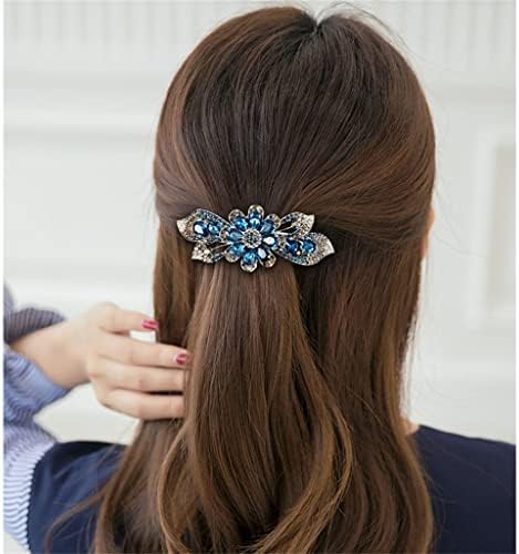 LIUZH saç tokası Yay Headdress Klip Saç Kartı Kafa Çiçek Takı Geri Kafa üst Klip (Renk: B, Boyutu: Bir Boyut)