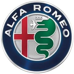 Alfa Romeo yılan Biscione çıkartması çatı çıkartması (beyaz)