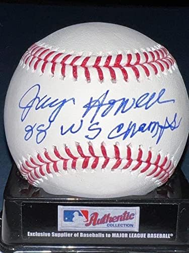 Jay Howell Los Angeles Dodgers 1988 Ws Şampiyonları İmzalı Oml Beyzbol - İmzalı Beyzbol Topları