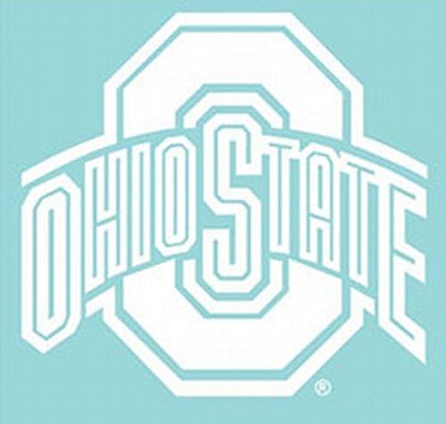 NCAA WinCraft Ohio Eyalet Üniversitesi Buckeyes 8x8 inç Beyaz Kalıp Kesim Çıkartması