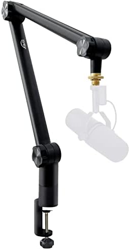 YİPYOP Mikrofon Kolu, Dayanıklı Paslanmaz Çelik Bom Kolu Mikrofon Standı, Ayarlanabilir 360 ° Mikrofon Bom Kolu,