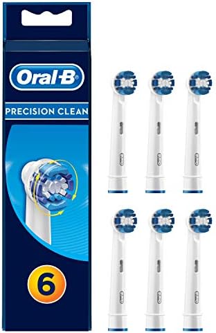 Braun Oral-B Hassas Temiz Dolum Yedek Şarj Edilebilir Diş Fırçası Kafaları 6 Pks